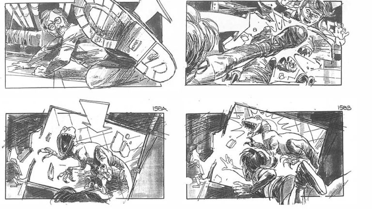 Jurassic Park Storyboard
