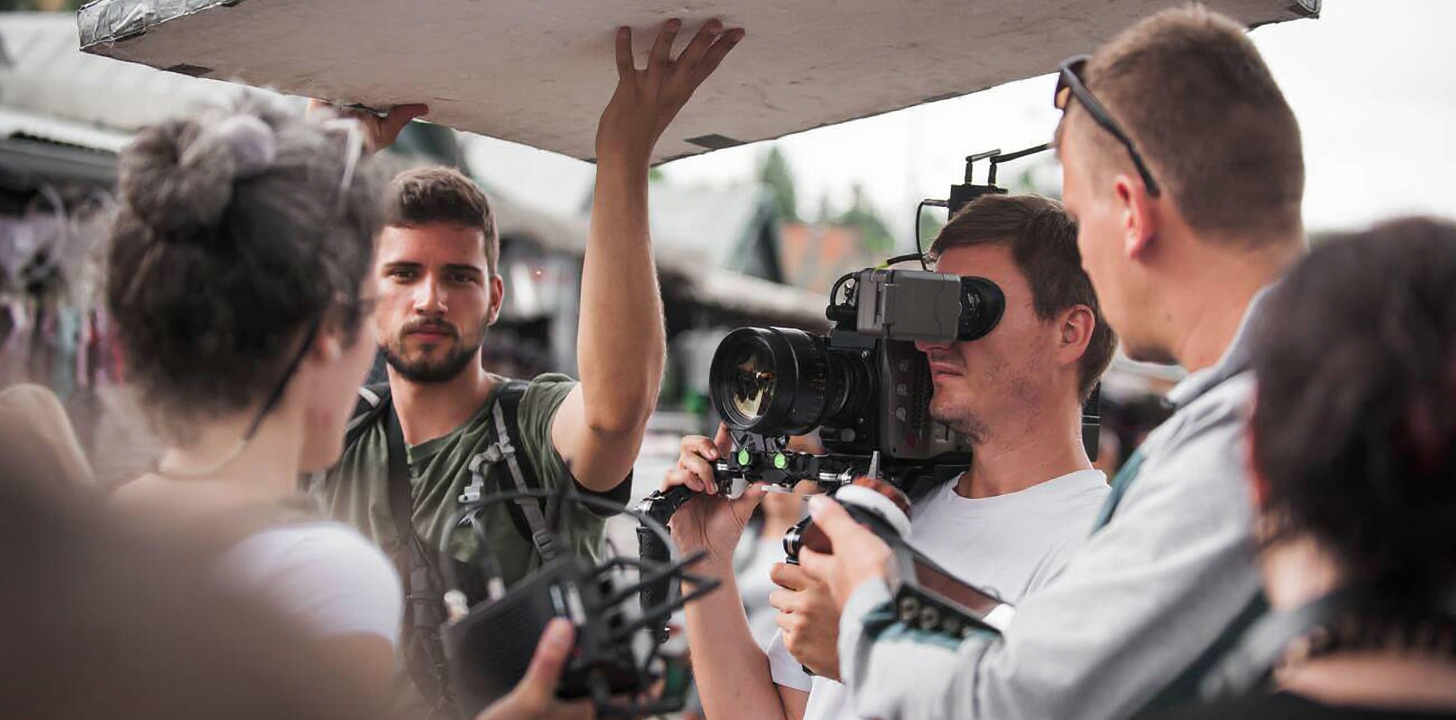 Film crew shooting