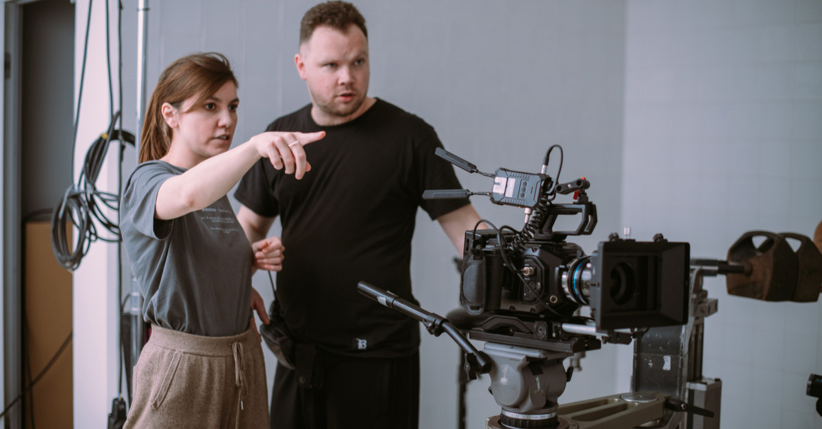 Film crew at work