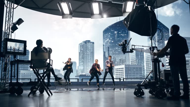 Music video shooting
